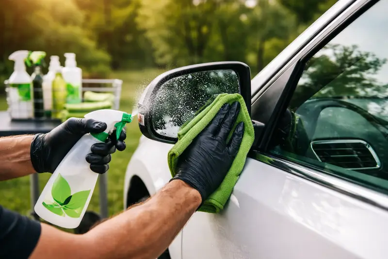 Prestation de lavage auto sans eau à domicile