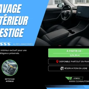 Lavage intérieur Prestige - Nice
